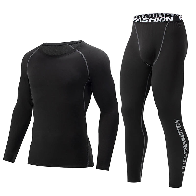 2-teiliges Herren Trainingsanzug Set - Spring Autumn Fitness Jogging Anzug - Saiyan Genetics