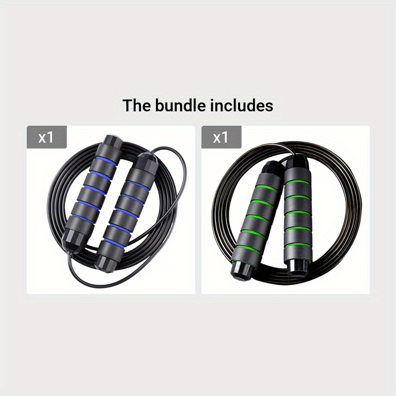 Gewichtetes Speed Springseil mit Memory Form Griff - Cardio Training - Saiyan Genetics