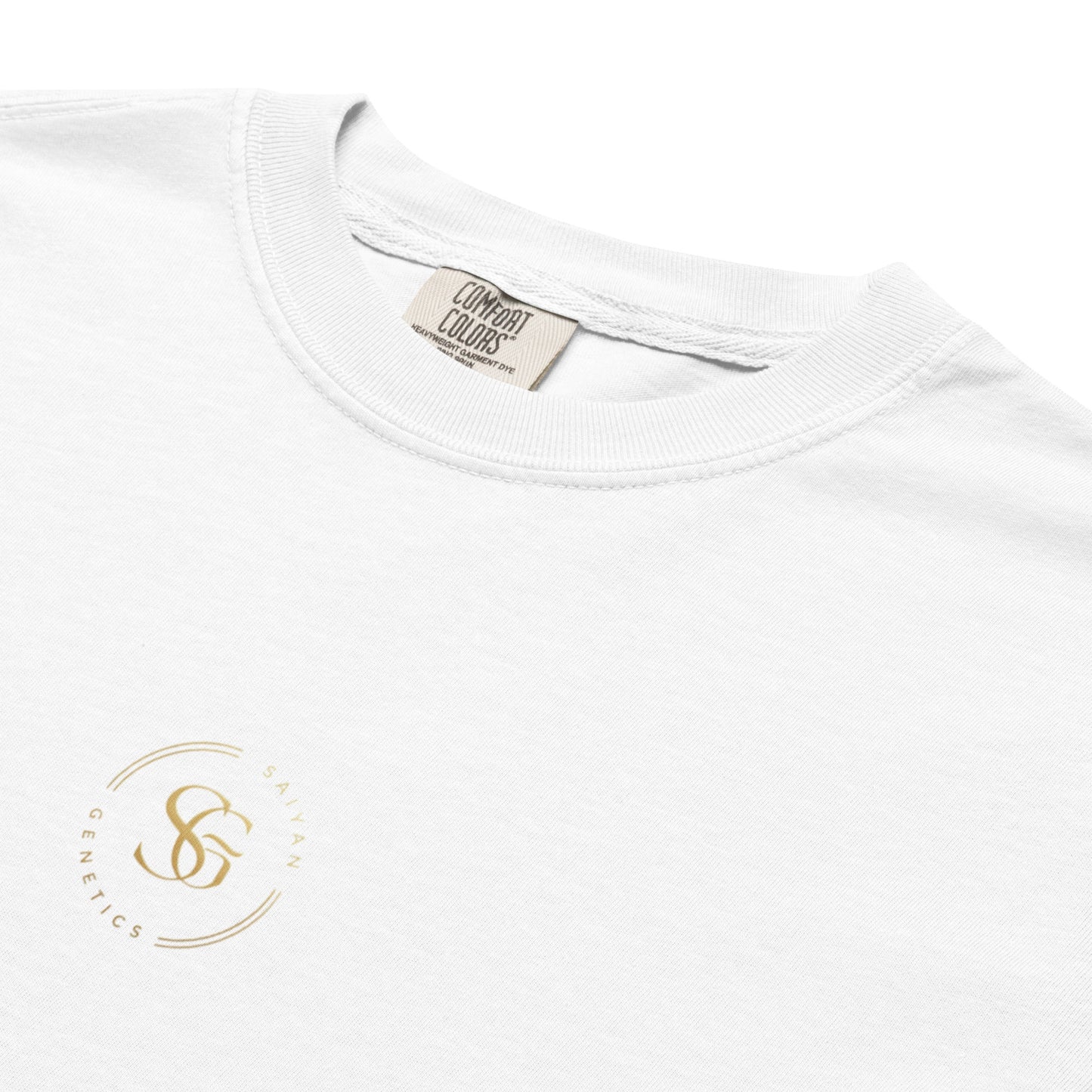 Product Premium T-Shirt Pepper Heavyweight - Nahaufnahme Material - Saiyan Genetics