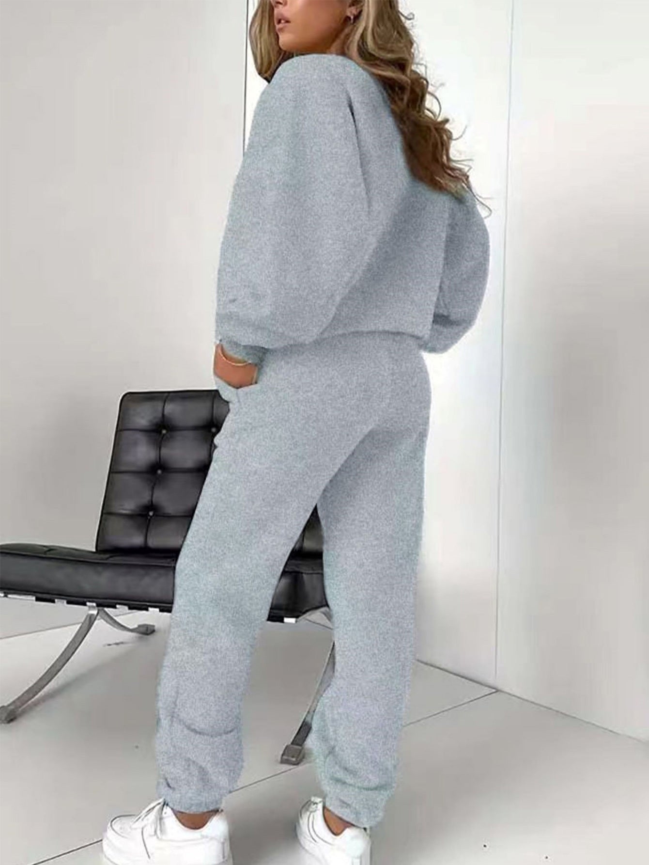Damen Fleece Sweatshirt & Joggers Set - Cozy Winter Outfit - Saiyan Genetics