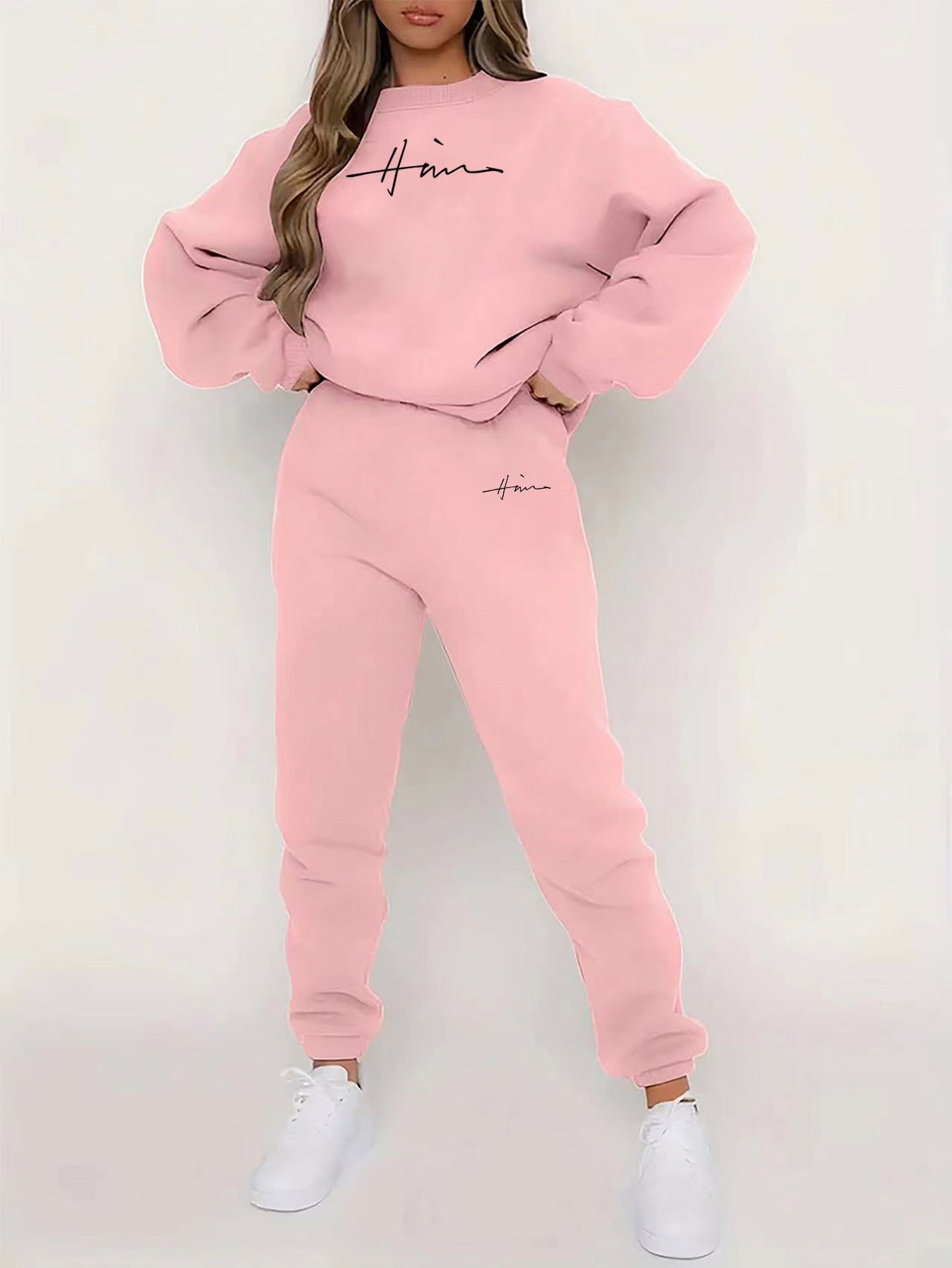 Damen Fleece Sweatshirt & Joggers Set - Cozy Winter Outfit - Saiyan Genetics