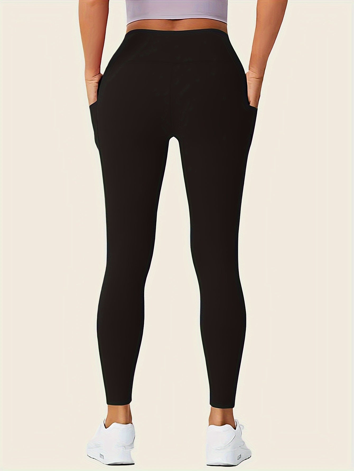 High-Waisted Shaping Leggings mit Doppeltaschen - Bauchweg Leggings - Saiyan Genetics