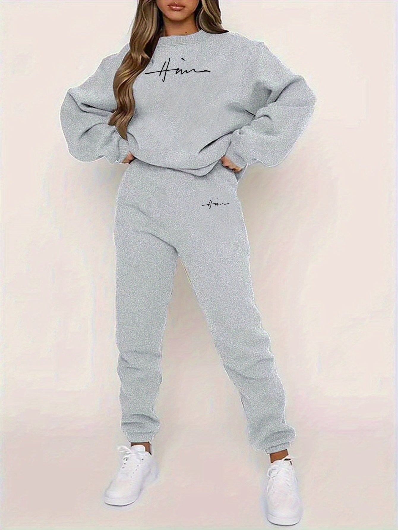 Damen Fleece Sweatshirt & Joggers Set - Cozy Winter Outfit - Saiyan Genetics