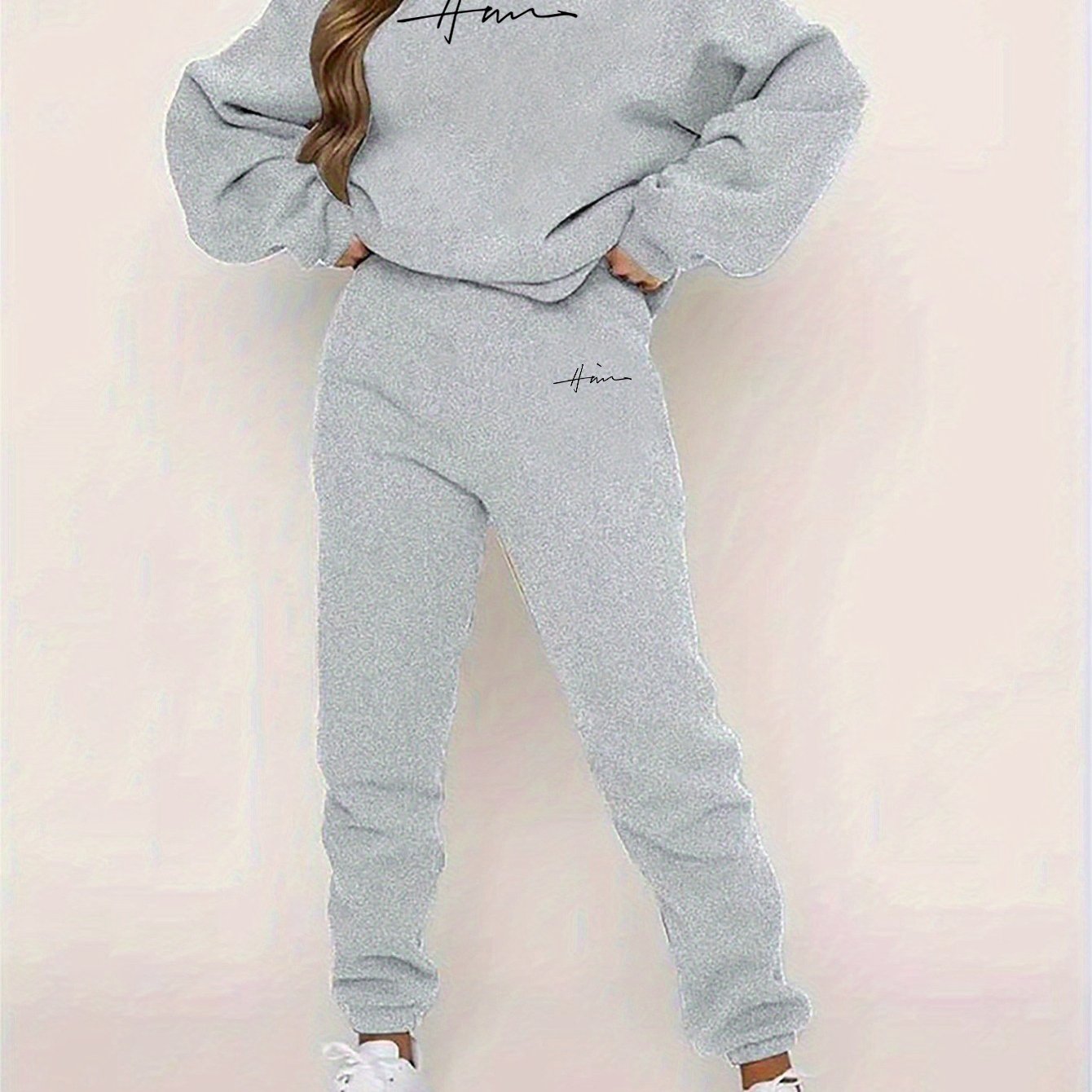 Damen Fleece Sweatshirt & Joggers Set - Cozy Winter Outfit - Saiyan Genetics