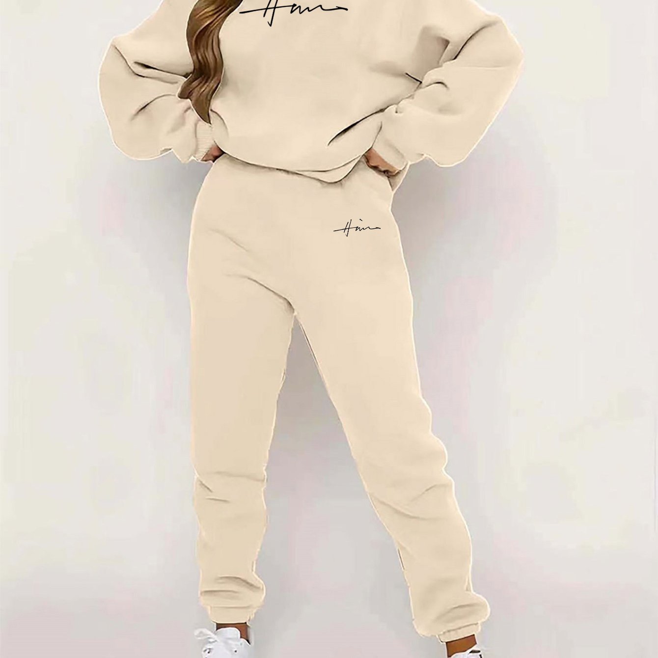 Damen Fleece Sweatshirt & Joggers Set - Cozy Winter Outfit - Saiyan Genetics