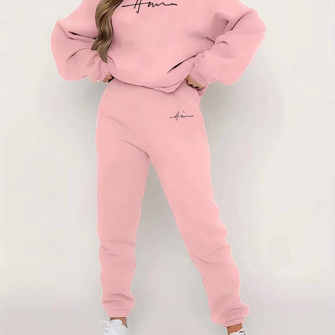 Damen Fleece Sweatshirt & Joggers Set - Cozy Winter Outfit - Saiyan Genetics