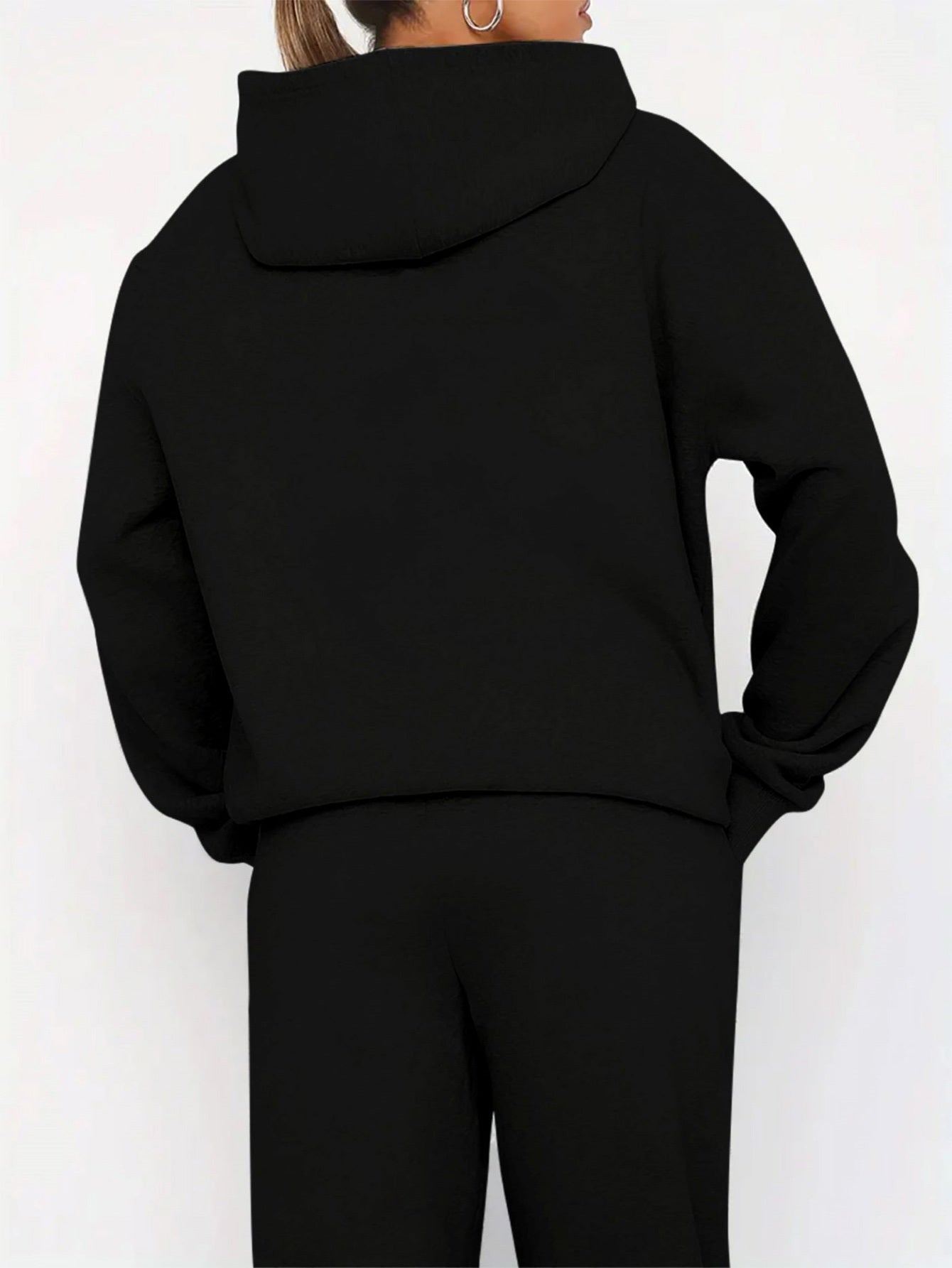 CK Paris Damen Fleece Hoodie & Sweatpants Set - Cozy Loungewear - Saiyan Genetics