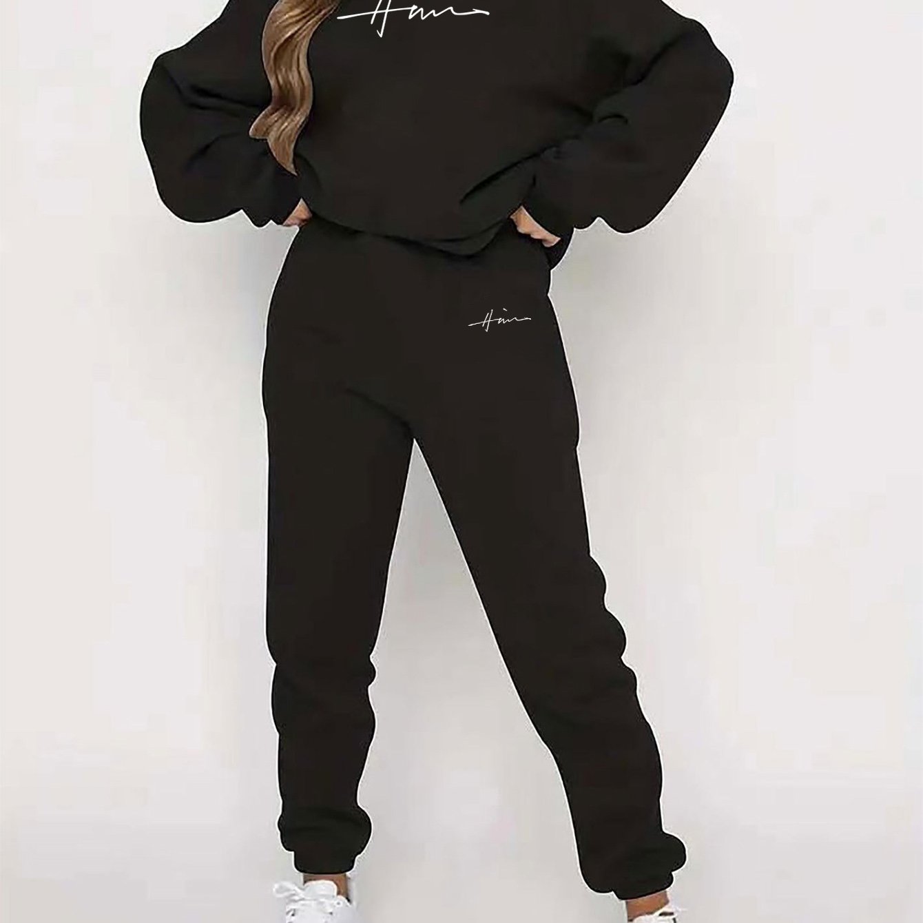 Damen Fleece Sweatshirt & Joggers Set - Cozy Winter Outfit - Saiyan Genetics