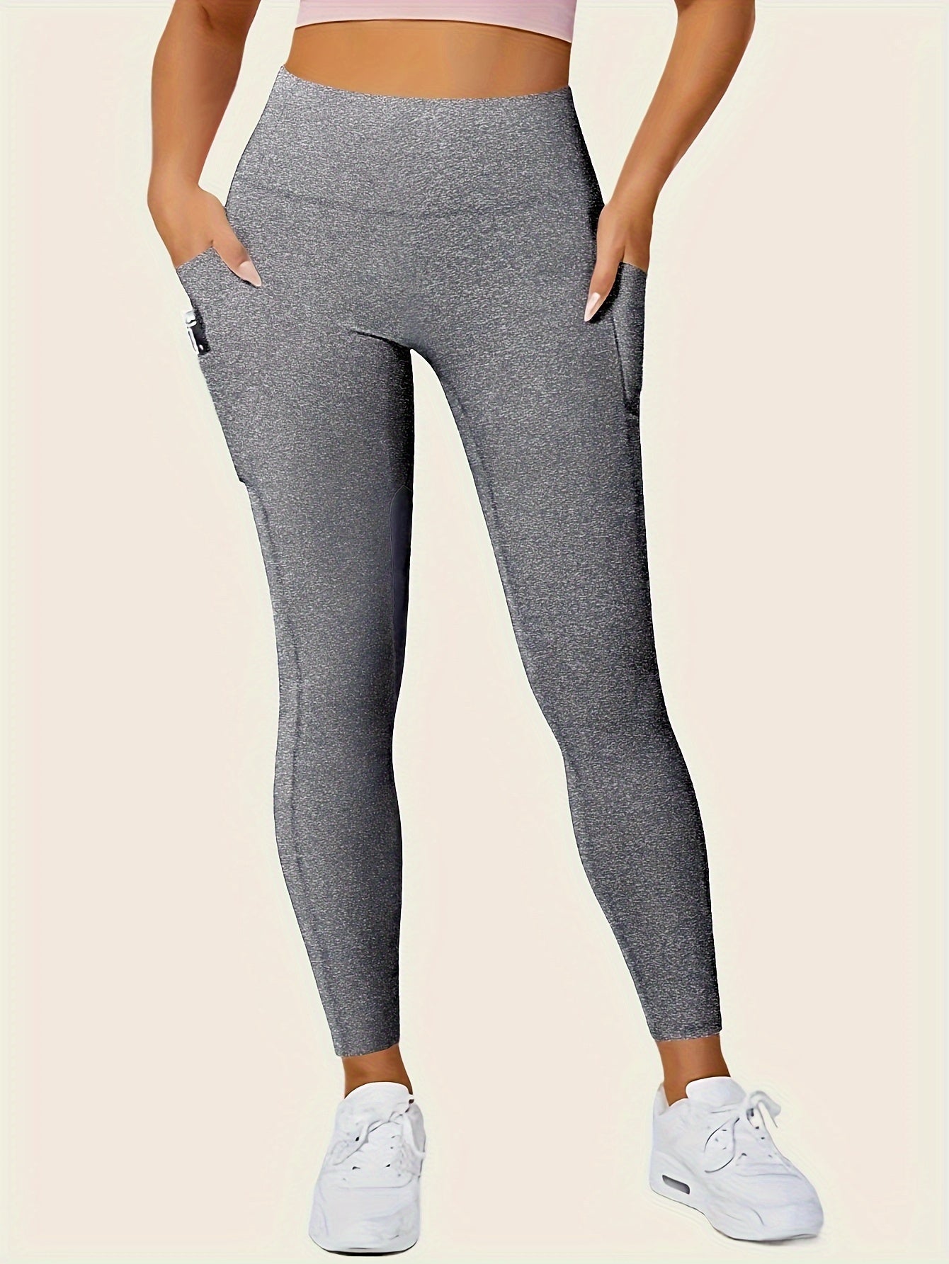 High-Waisted Shaping Leggings mit Doppeltaschen - Bauchweg Leggings - Saiyan Genetics