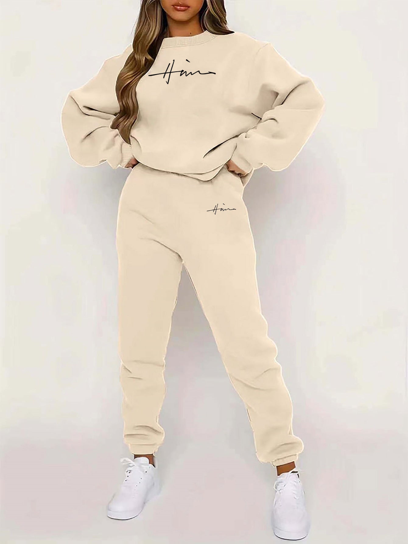 Damen Fleece Sweatshirt & Joggers Set - Cozy Winter Outfit - Saiyan Genetics
