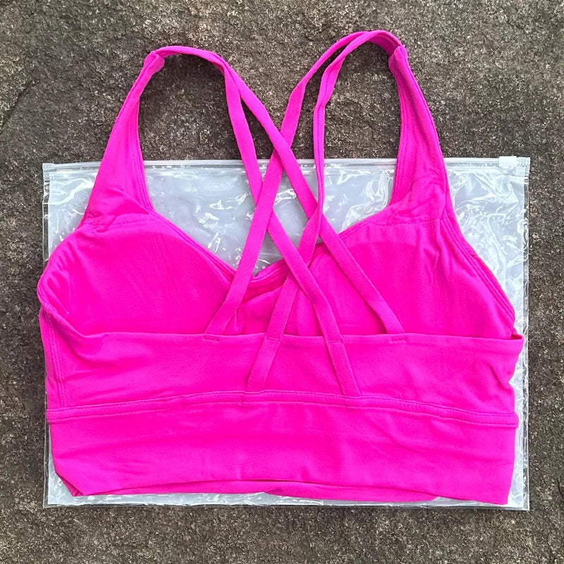 Cross Back Sports BH Damen - Fitness Yoga Athletic Workout Bra - Saiyan Genetics