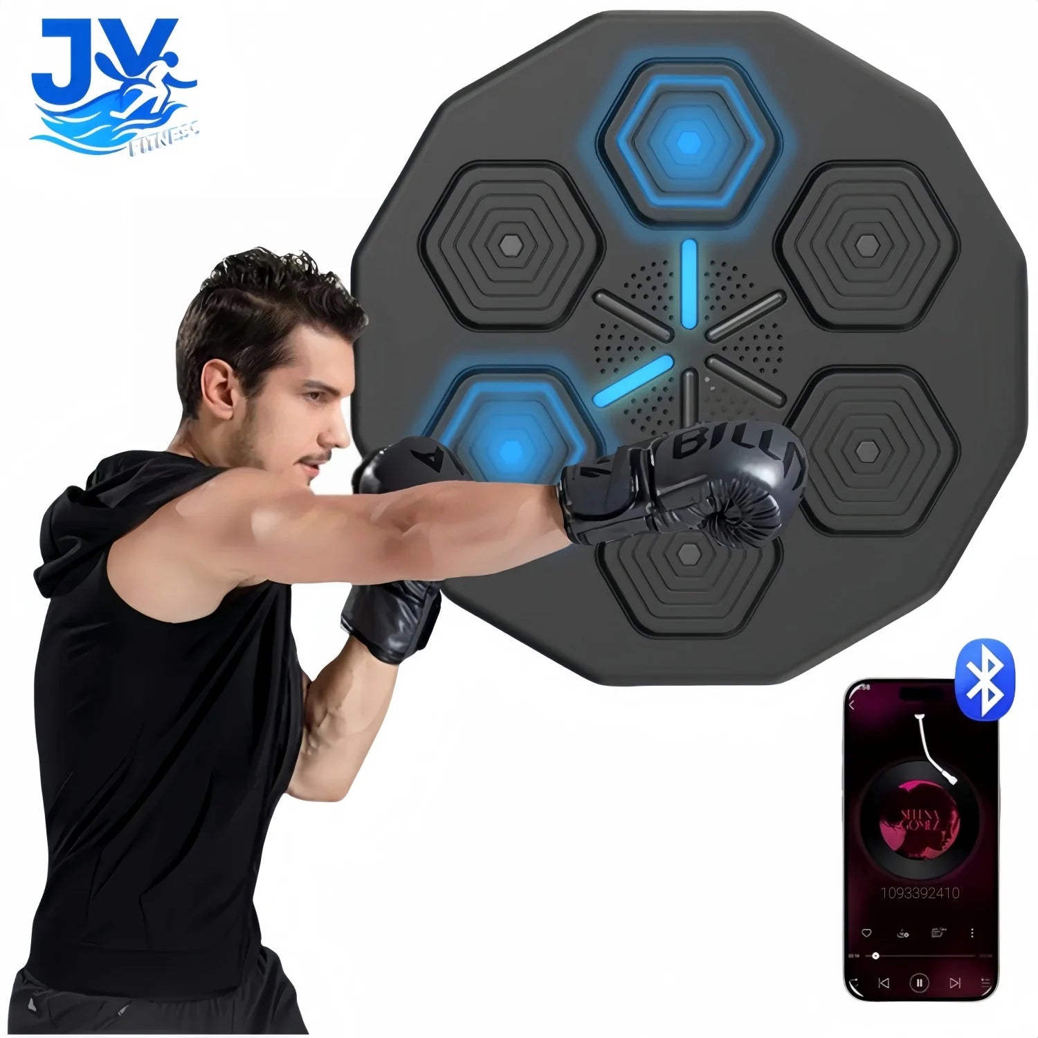 Smart Boxing Machine mit LED Lights - Wandmontage Trainingsgerät - Saiyan Genetics