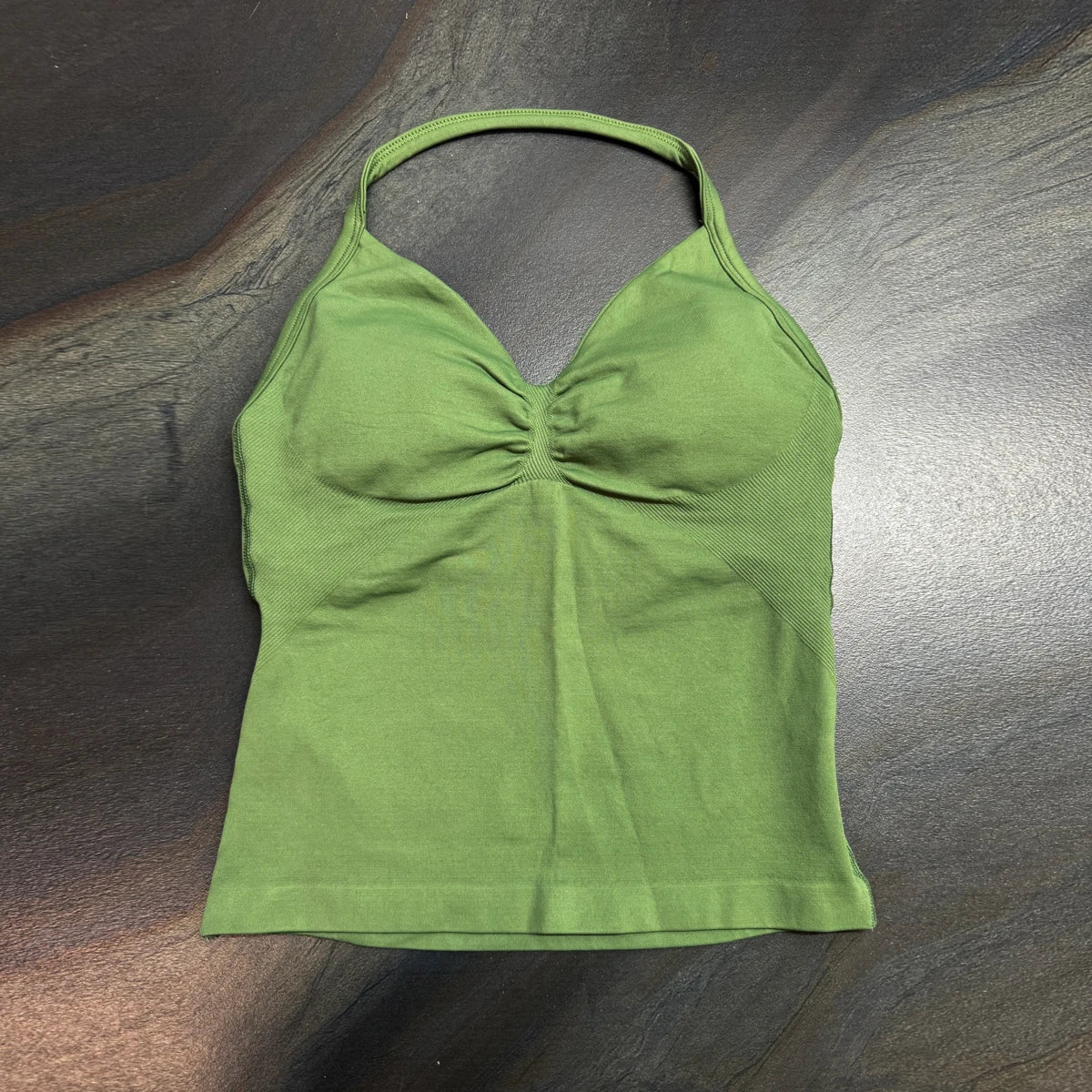 Damen Longline Strappy Top - Halterneck Yoga Fitness Shirt - Saiyan Genetics