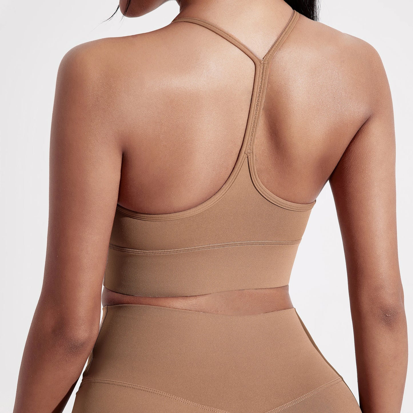 Damen Gym Yoga Underwear Y-Shape - High Strength Sport BH mit Chest Pad - Saiyan Genetics