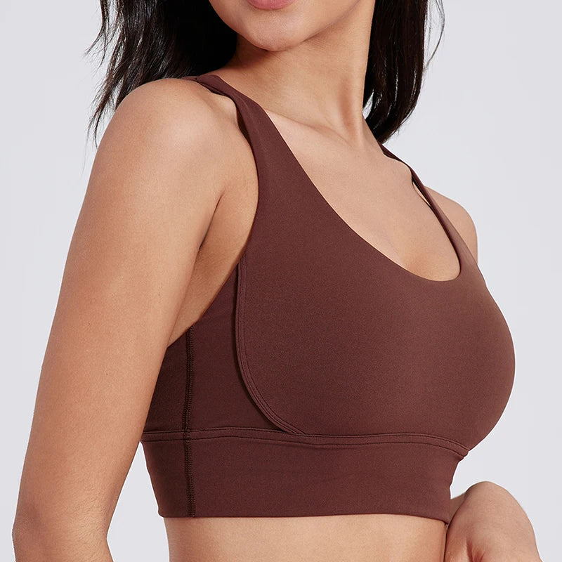 Cross Back Sports BH Damen - Fitness Yoga Athletic Workout Bra - Saiyan Genetics