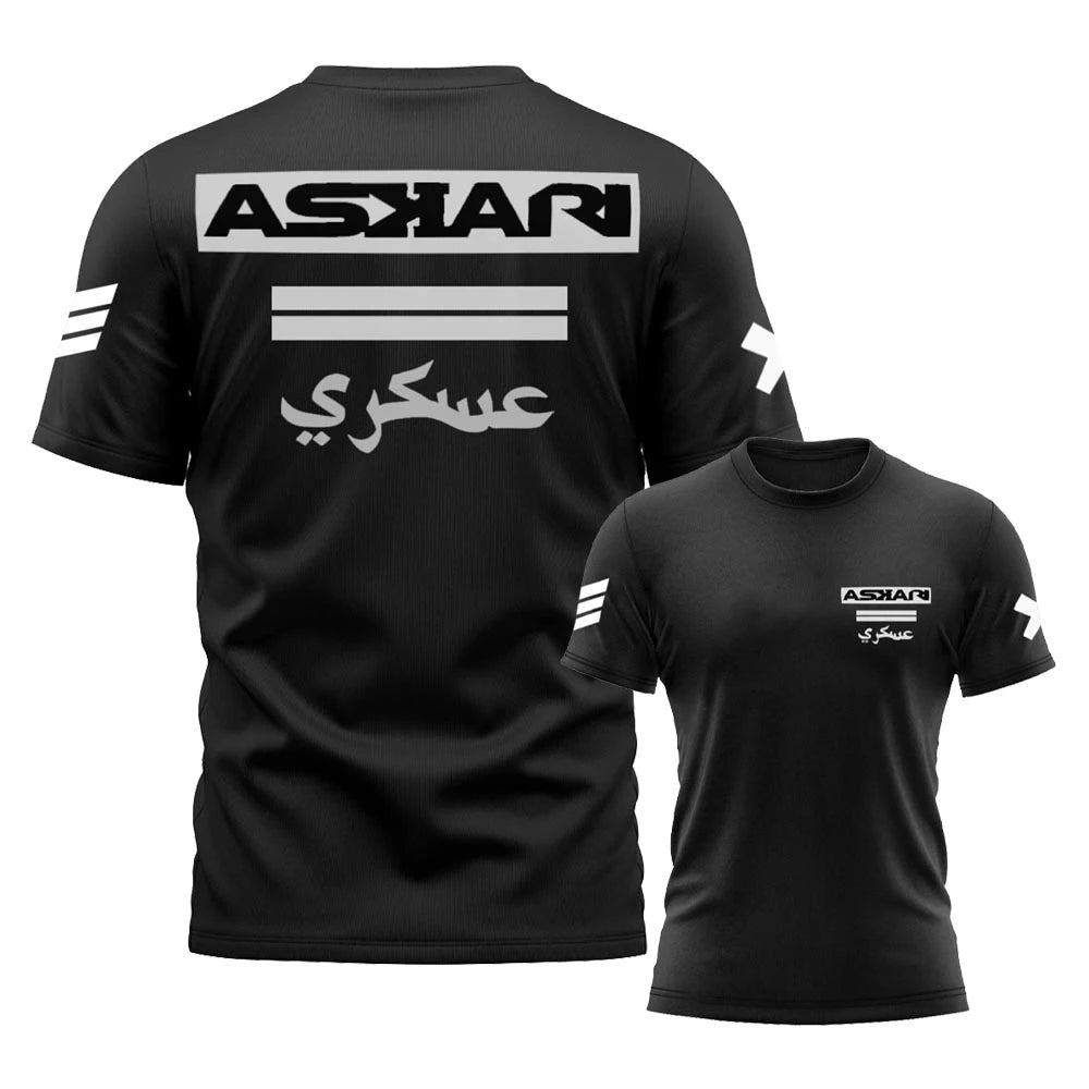ASKARI Boxing T-Shirt Herren - Atmungsaktives Fitness Shirt - Saiyan Genetics