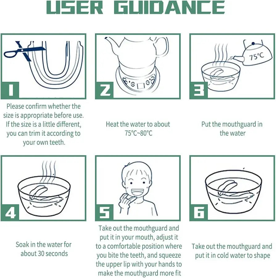 Profi Kampfsport Mundschutz Set - Boxing MMA Muay Thai Zahnschutz - Saiyan Genetics