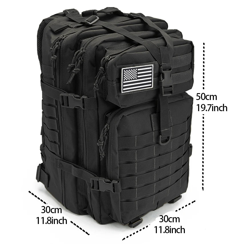 30L/50L Tactical Rucksack Herren - Military Outdoor Survival Backpack - Saiyan Genetics