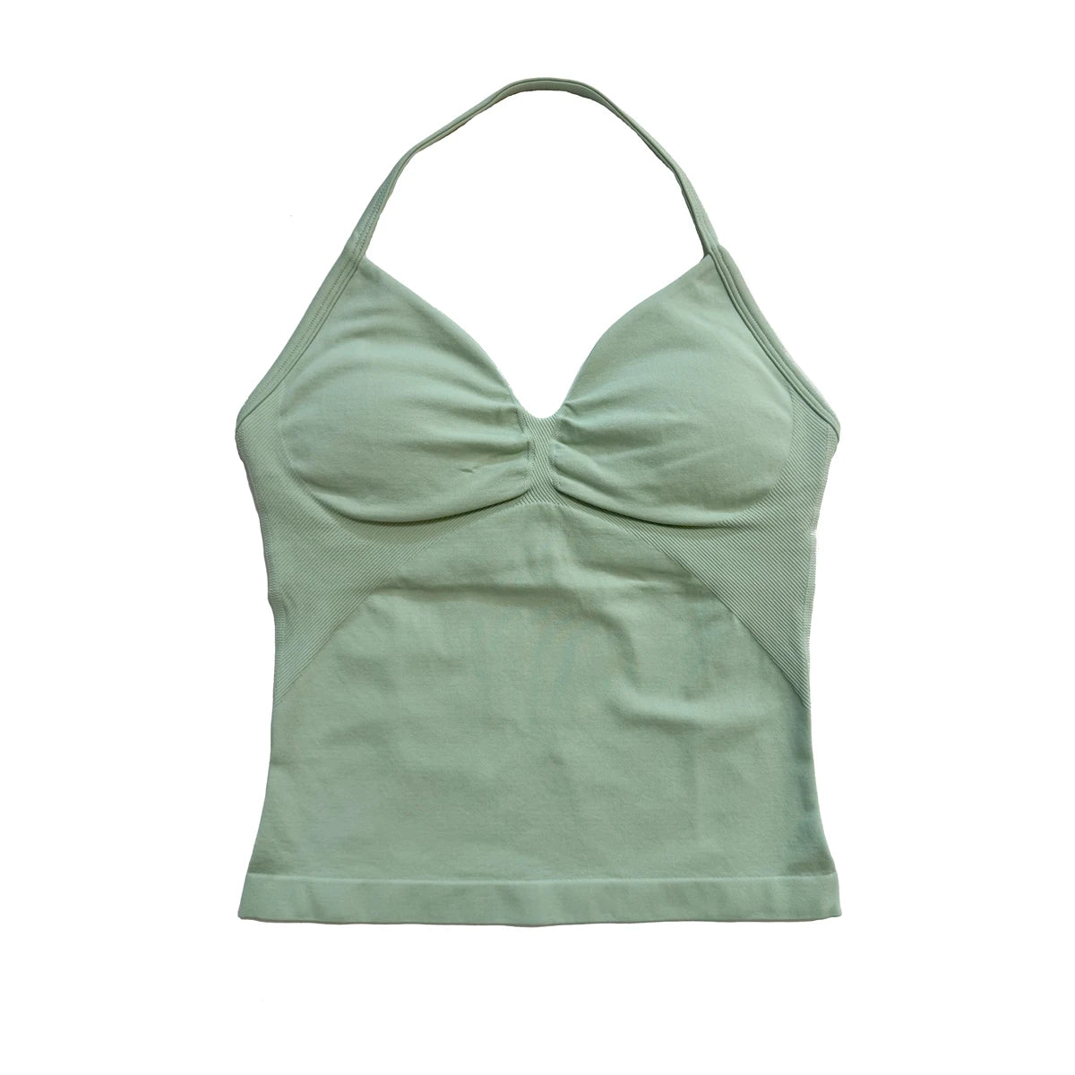 Damen Longline Strappy Top - Halterneck Yoga Fitness Shirt - Saiyan Genetics