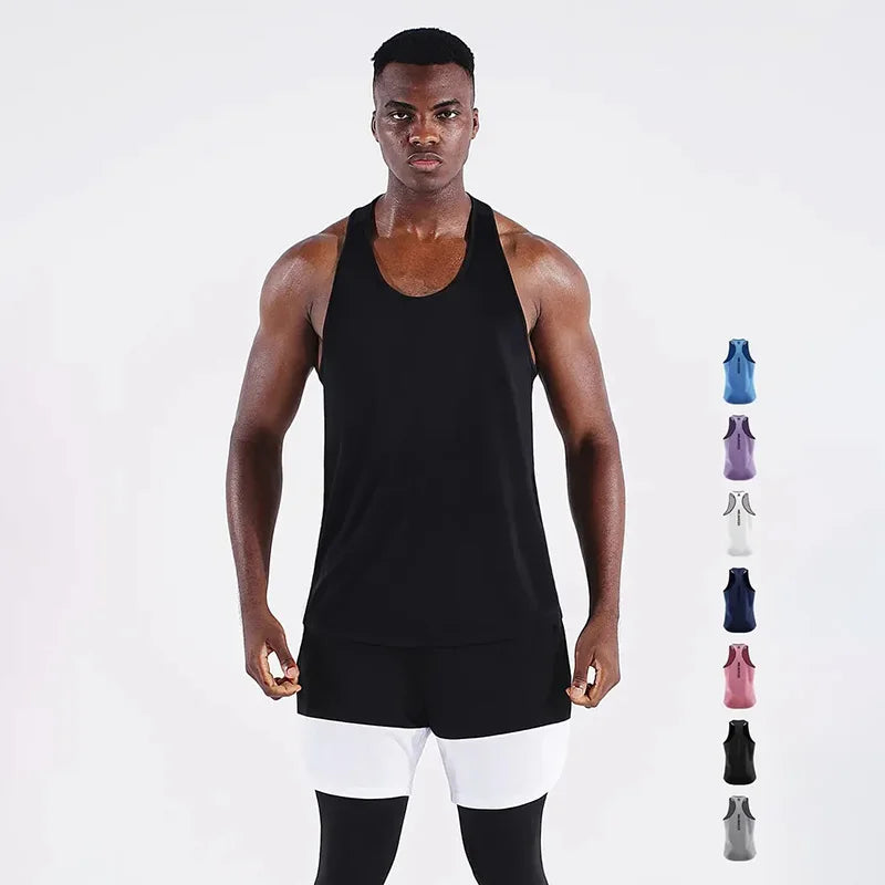 Gym Vest Herren Ärmellos - Cotton Sleeveless Bodybuilding - Saiyan Genetics