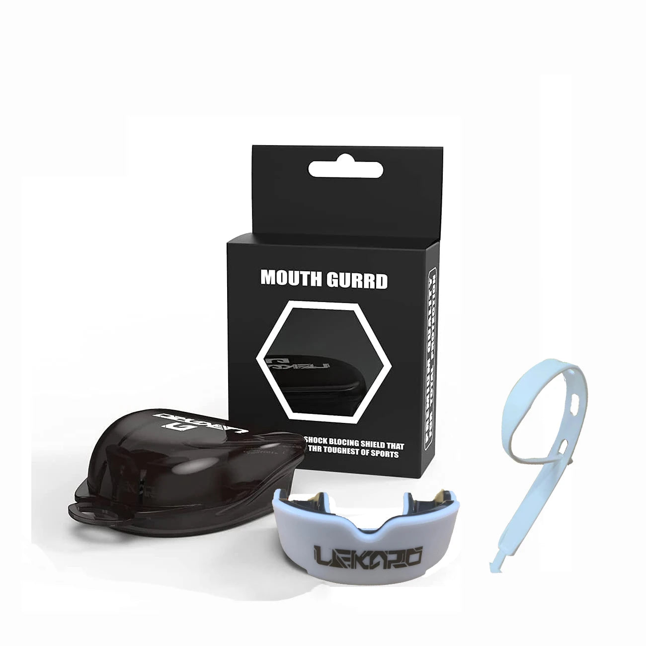 Profi Kampfsport Mundschutz Set - Boxing MMA Muay Thai Zahnschutz - Saiyan Genetics