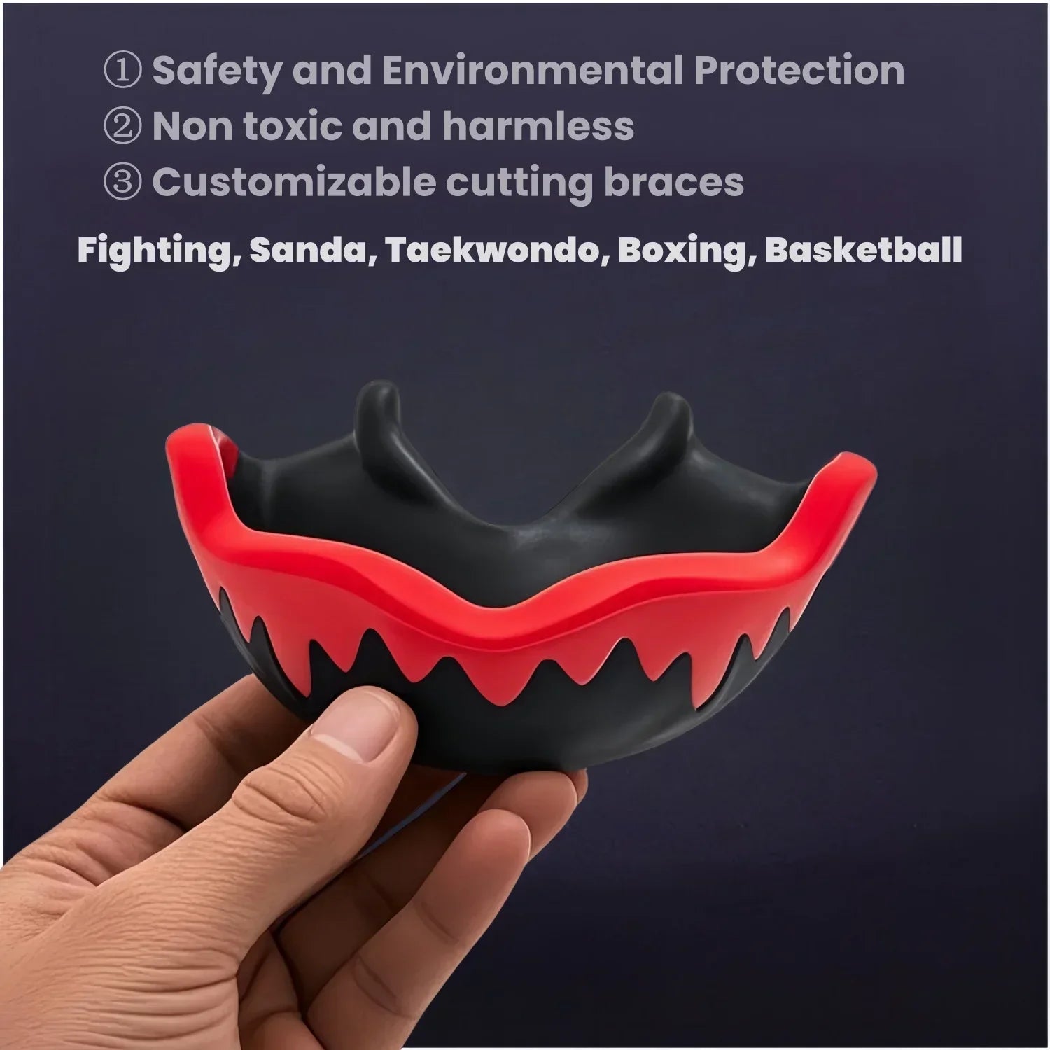 Sport Mundschutz EVA - Zahnschutz für Kampfsport & Basketball - Saiyan Genetics
