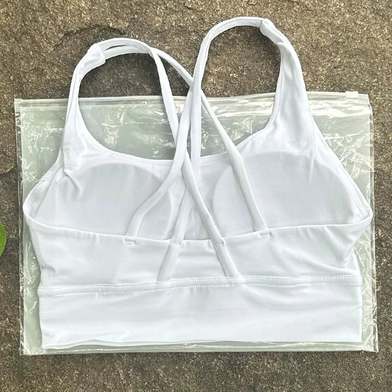 Cross Back Sports BH Damen - Fitness Yoga Athletic Workout Bra - Saiyan Genetics