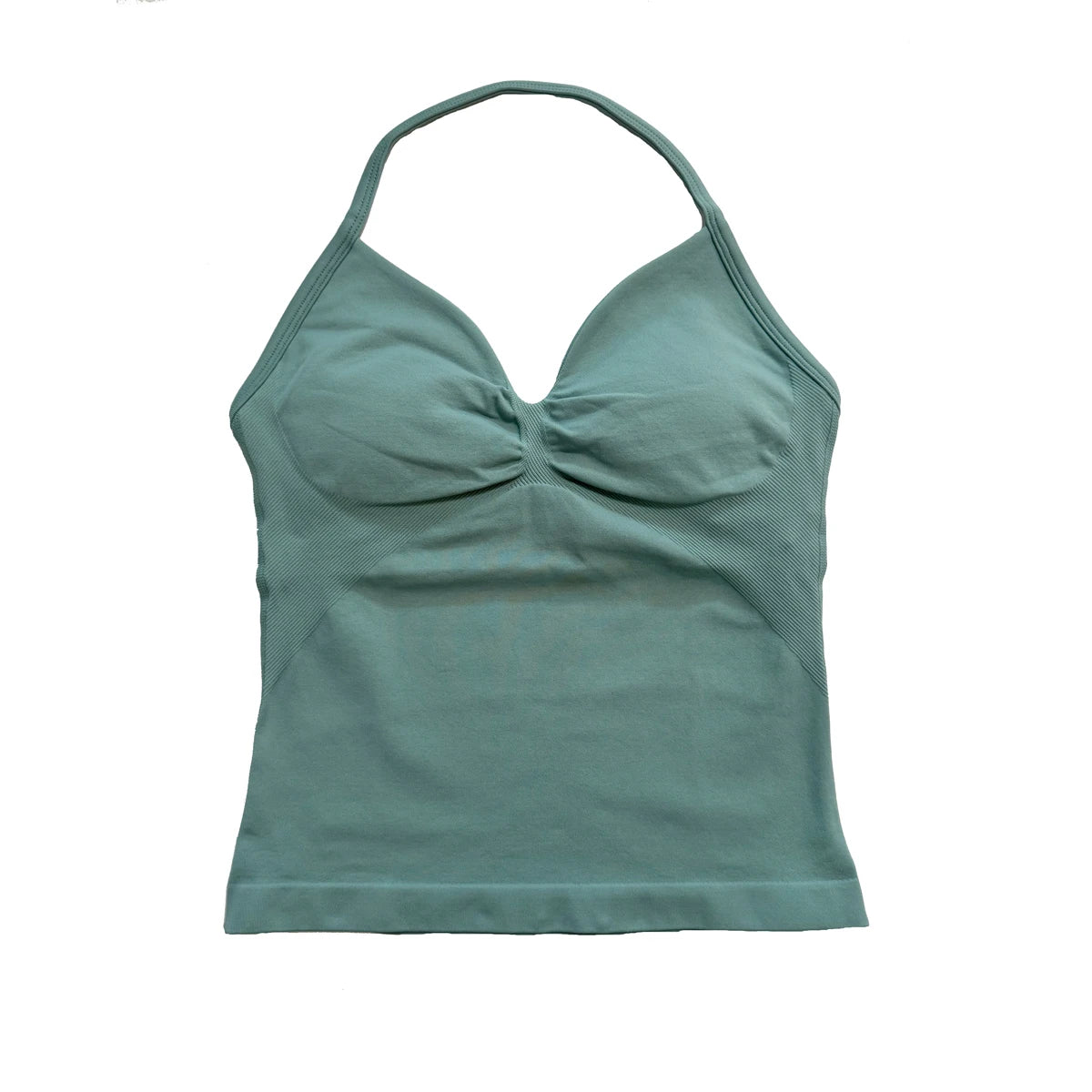 Damen Longline Strappy Top - Halterneck Yoga Fitness Shirt - Saiyan Genetics