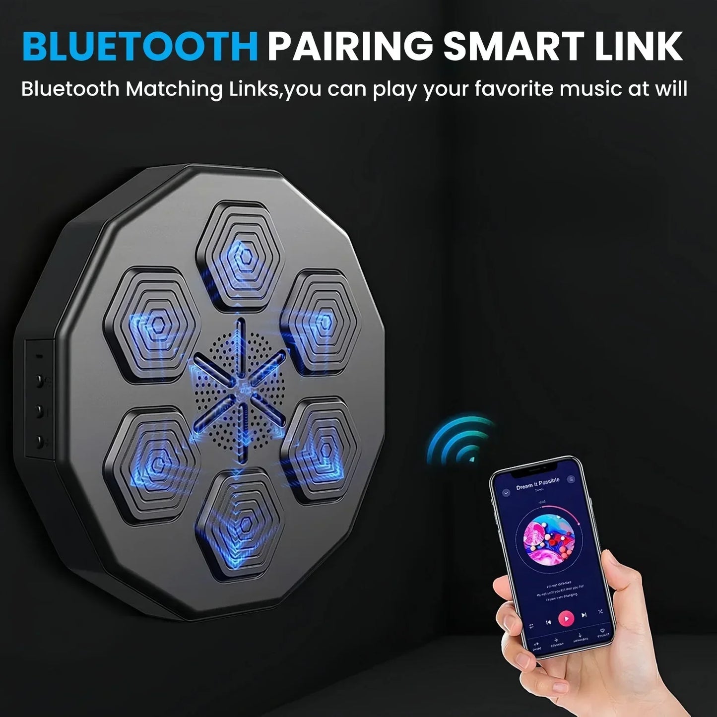 Smart Boxing Machine mit LED Lights - Wandmontage Trainingsgerät - Saiyan Genetics