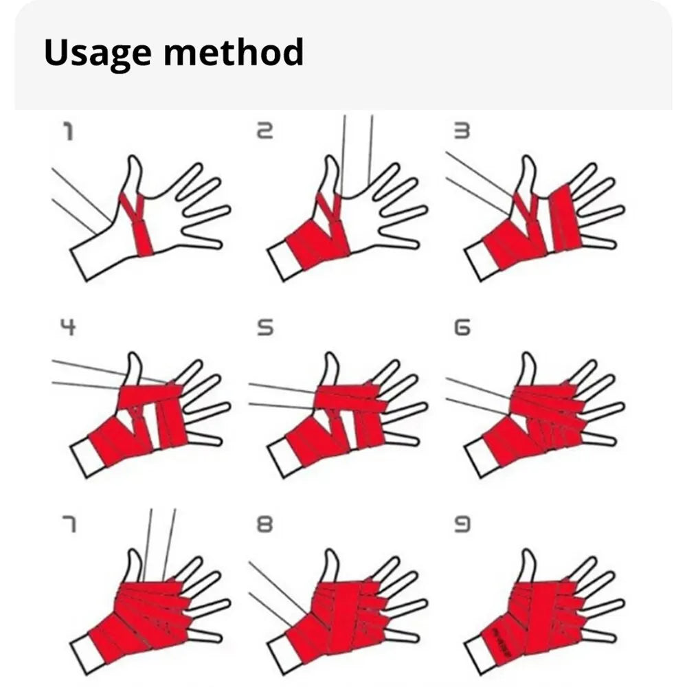 Cotton Boxing Bandagen 3M/5M - Muay Thai Handgelenkschutz - Saiyan Genetics