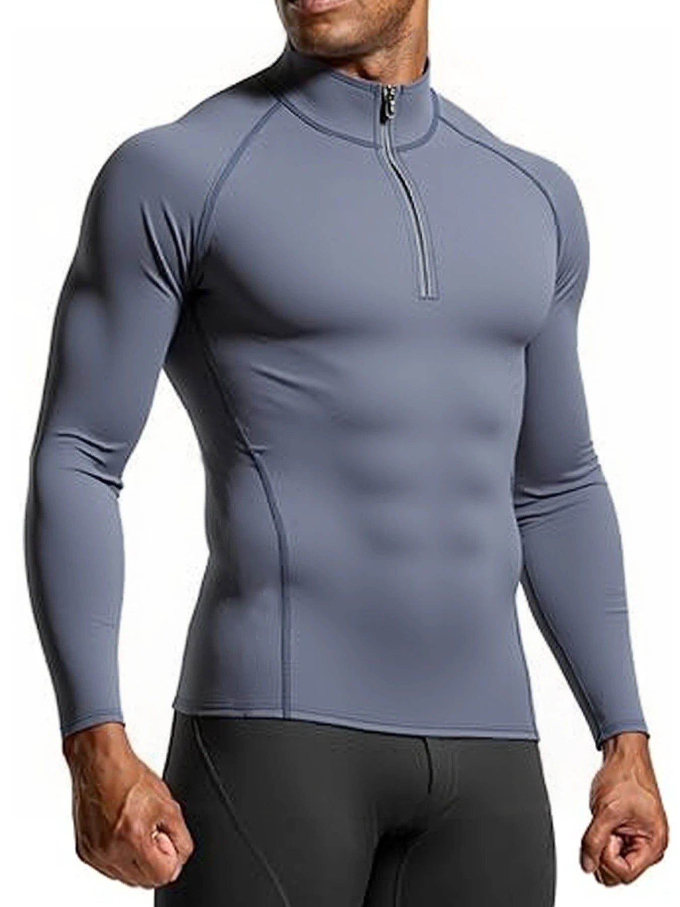 Herren Sportswear Fitness Top - Quick-Dry Langarm Gym Shirt - Saiyan Genetics