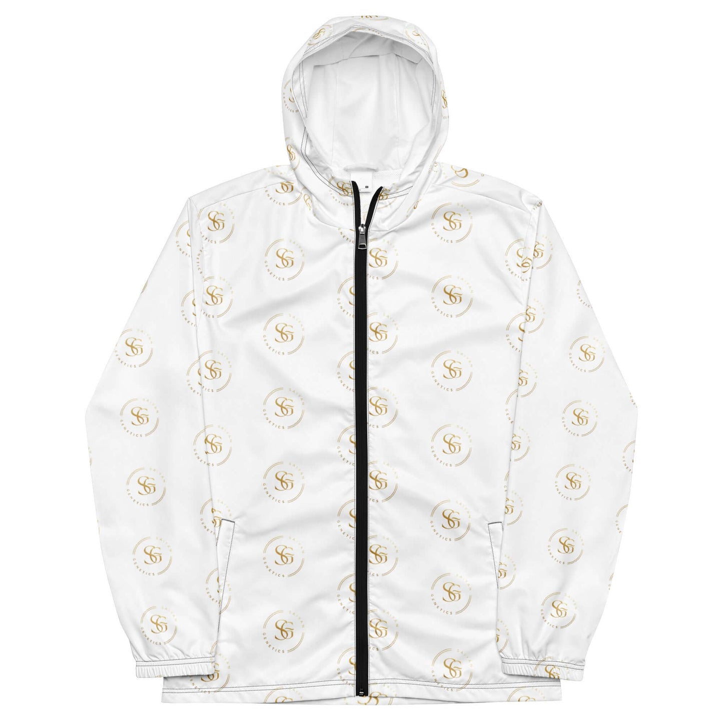 Windbreaker Herren Schwarz Premium - Vorderansicht - Saiyan Genetics