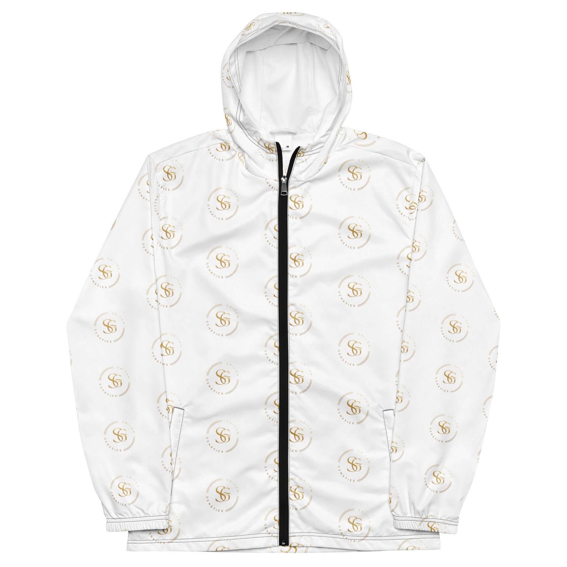 Windbreaker Herren Schwarz Premium - Vorderansicht - Saiyan Genetics