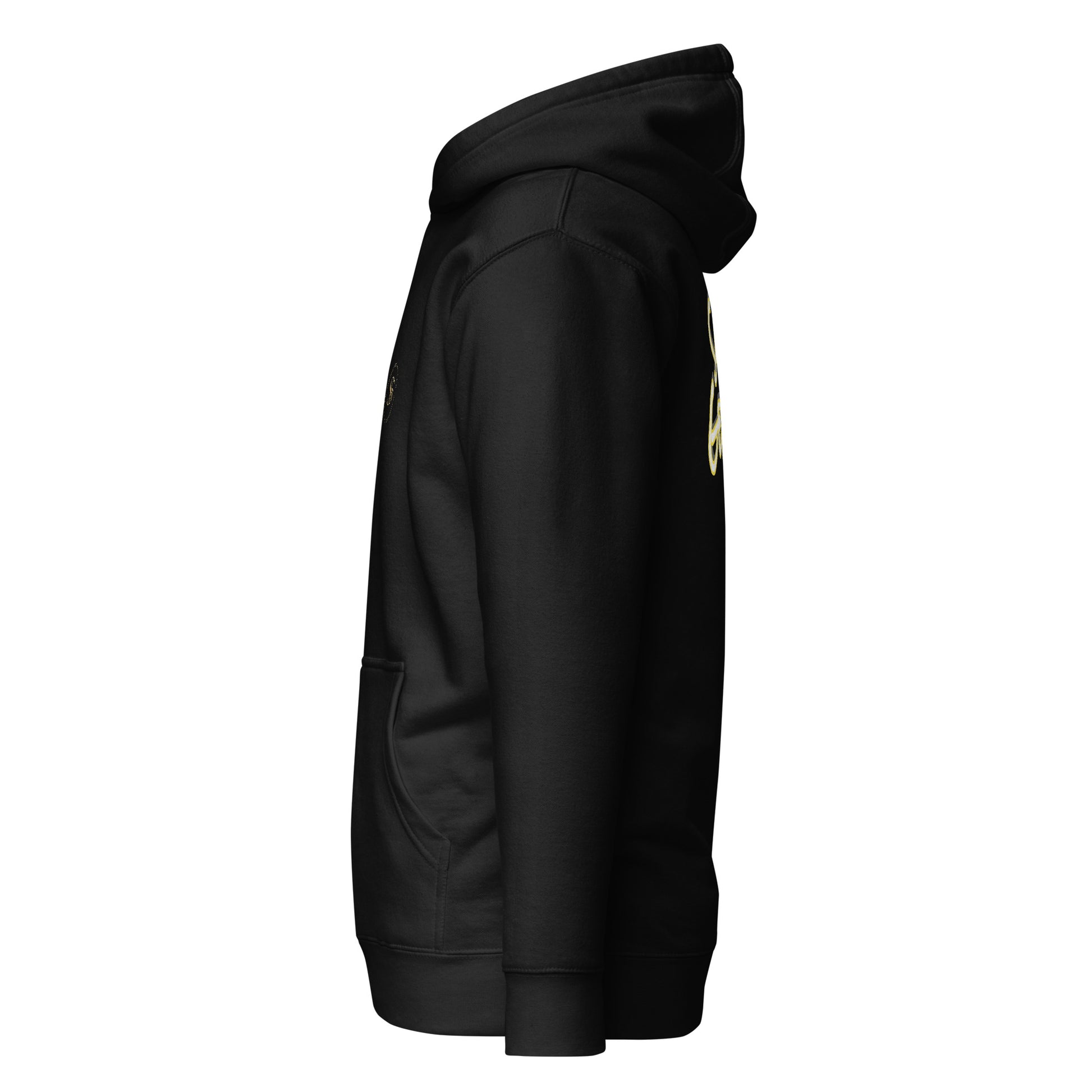 Baumwolle Hoodie Herren Cotton Blend - Seitenansicht - Saiyan Genetics