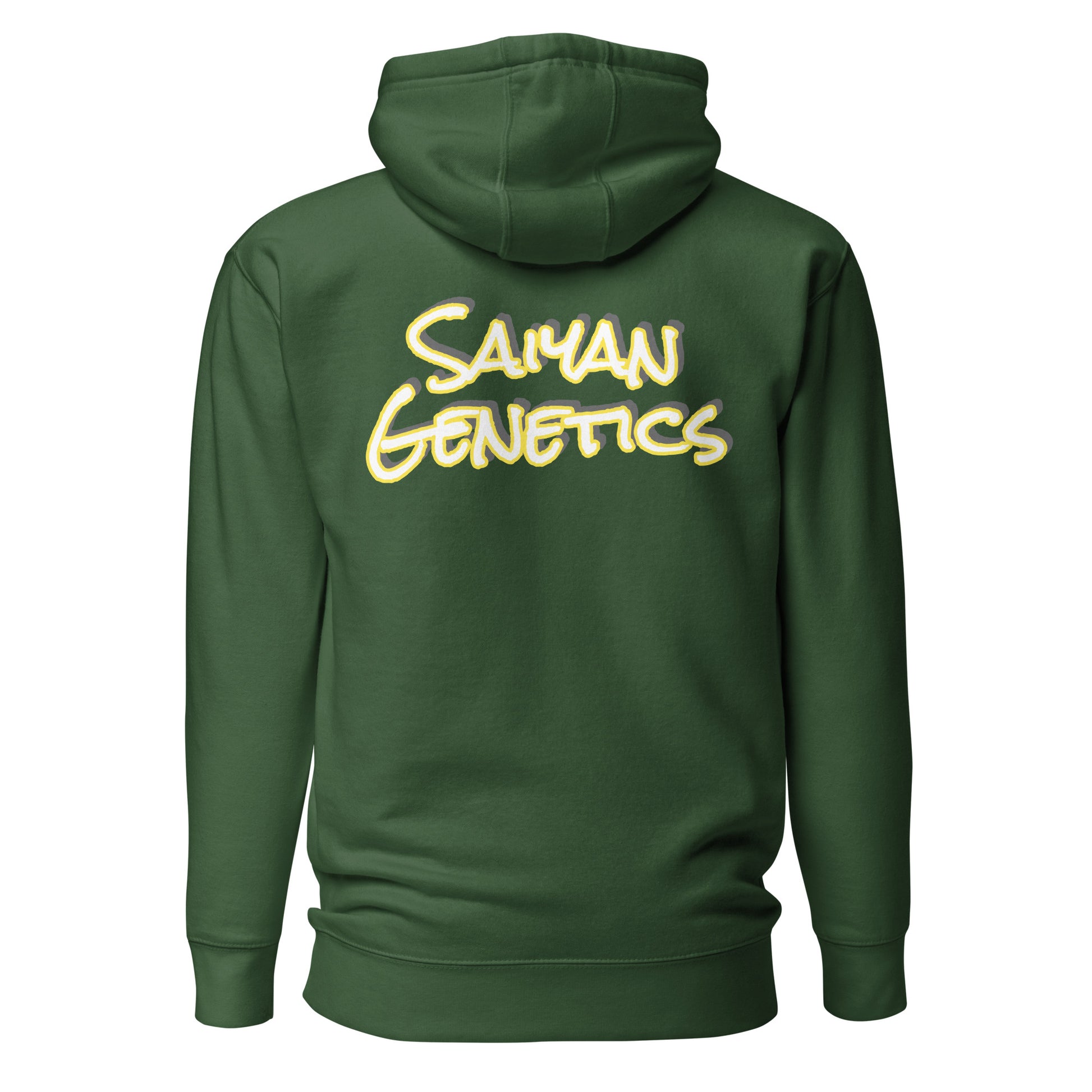 Baumwolle Hoodie Herren Cotton Blend - Rückansicht - Saiyan Genetics