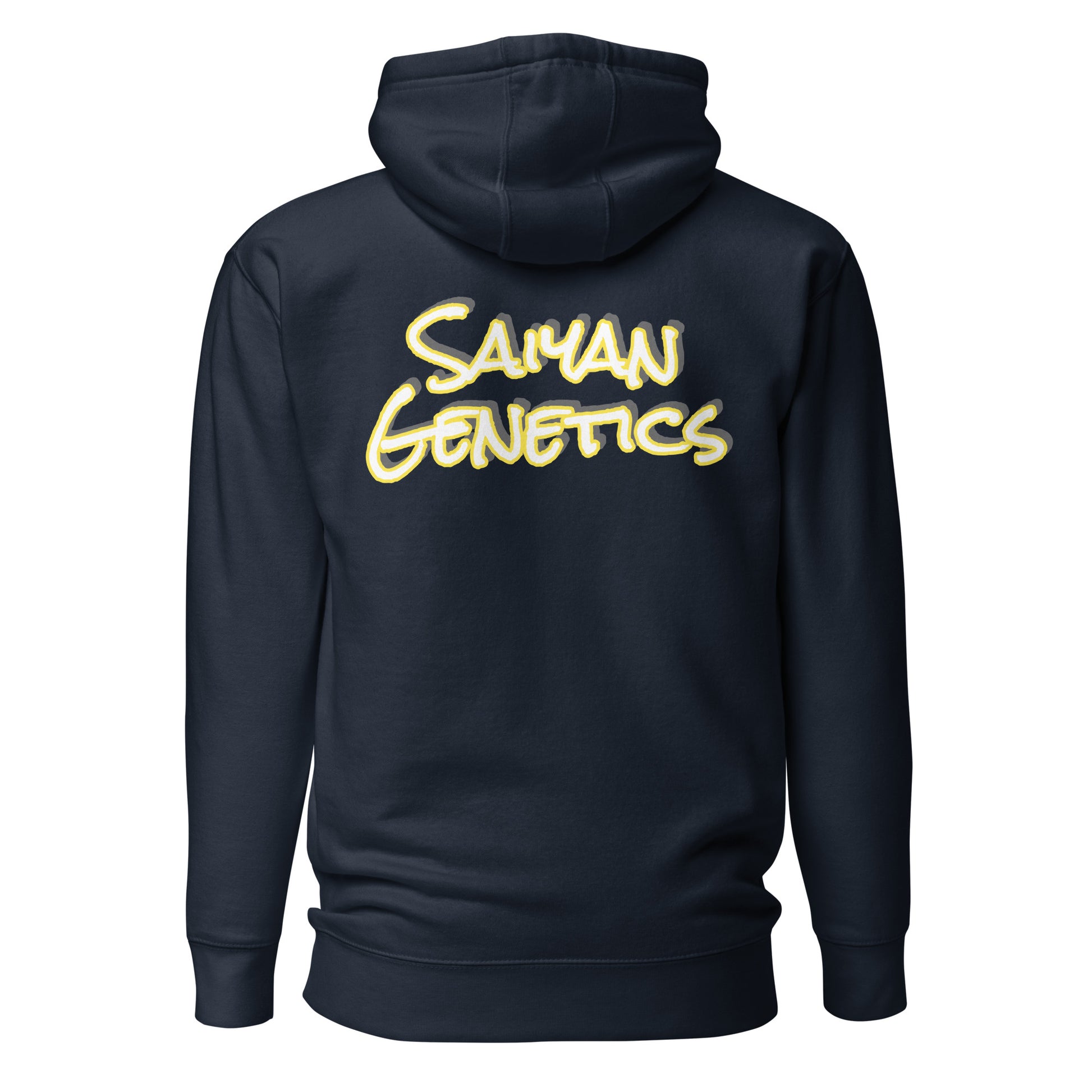 Baumwolle Hoodie Herren Cotton Blend - Rückansicht - Saiyan Genetics