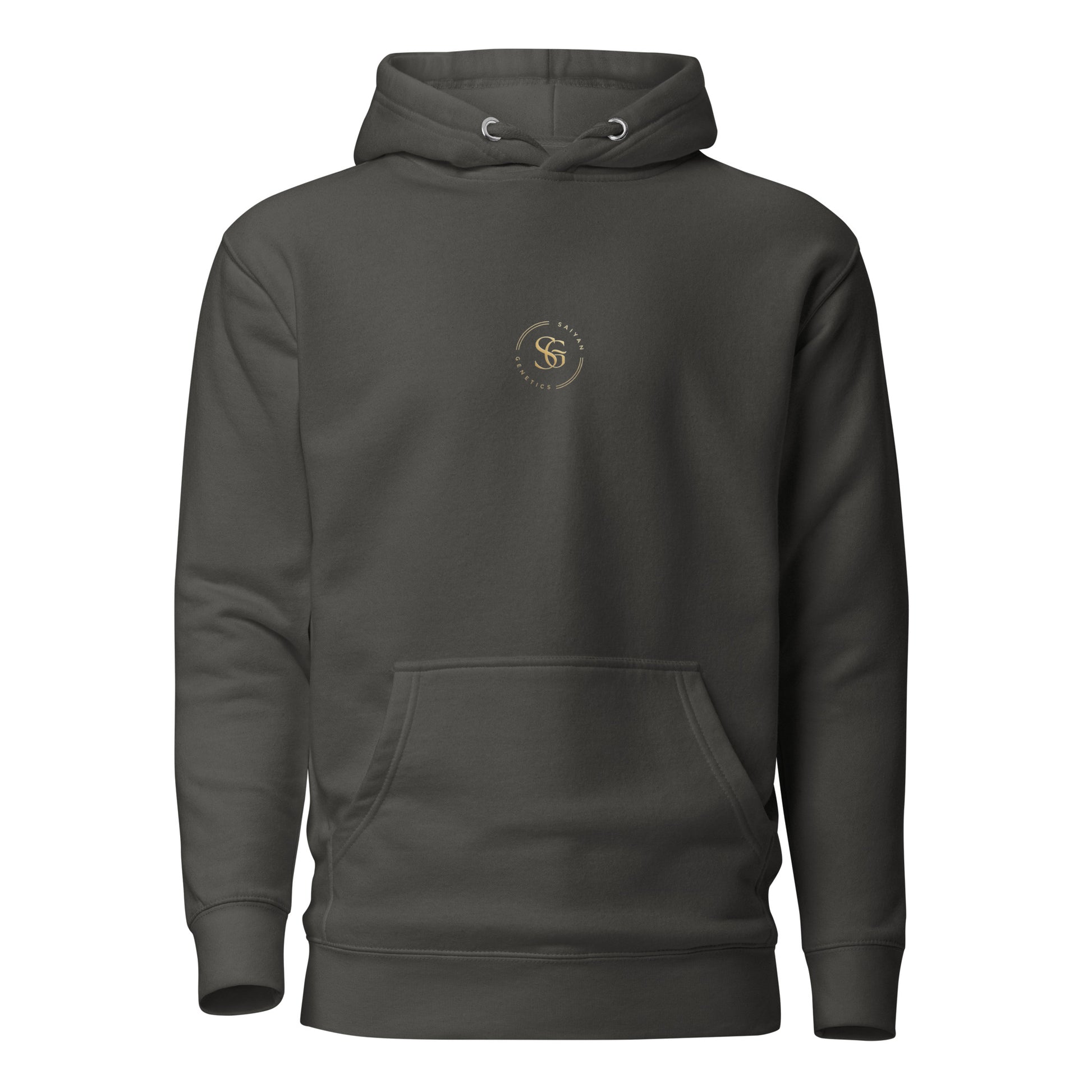 Baumwolle Hoodie Herren Cotton Blend - Vorderansicht - Saiyan Genetics