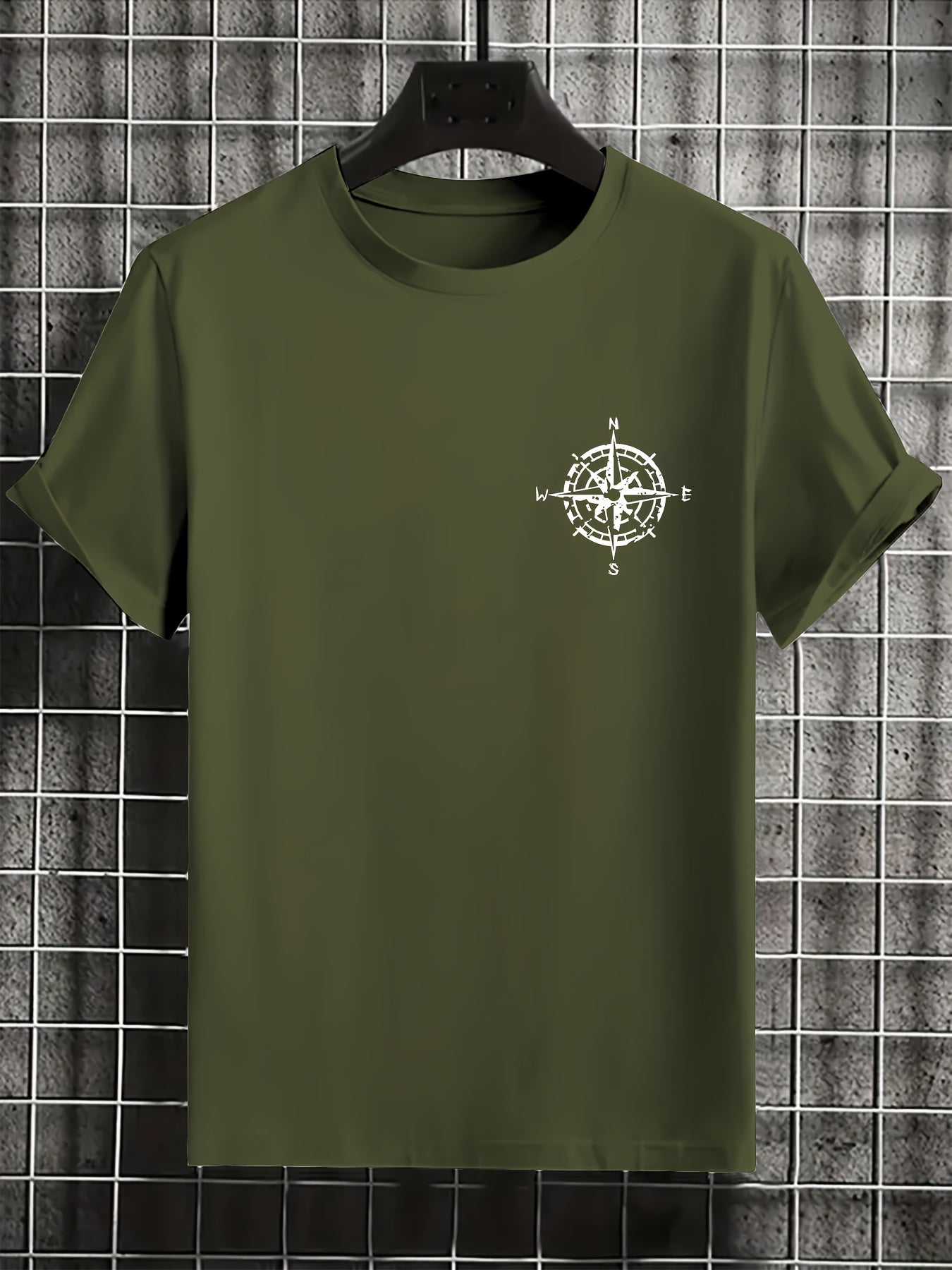 Eagle Compass Herren T-Shirt Plus Size - Adventure Print - Saiyan Genetics