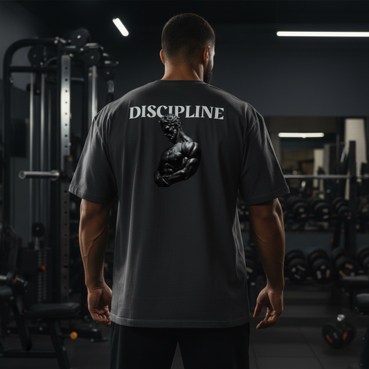 DISCIPLINE Statue Lifestyle Rückansicht