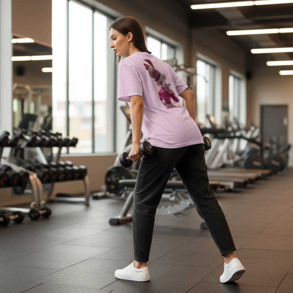 Saiyan Genetics Signature Heavy Garment-Dyed T-Shirt Damen