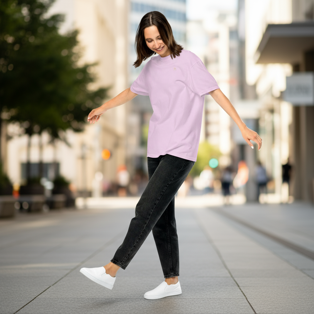 Saiyan Genetics Signature Heavy Garment-Dyed T-Shirt Damen