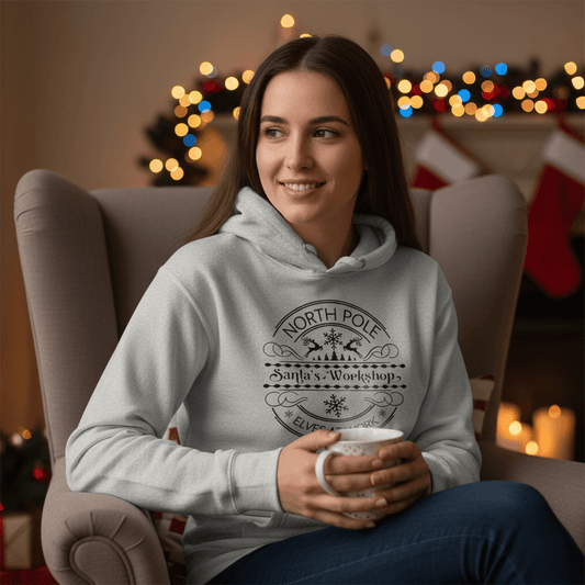 North Pole Hoodie Alternative Mockup