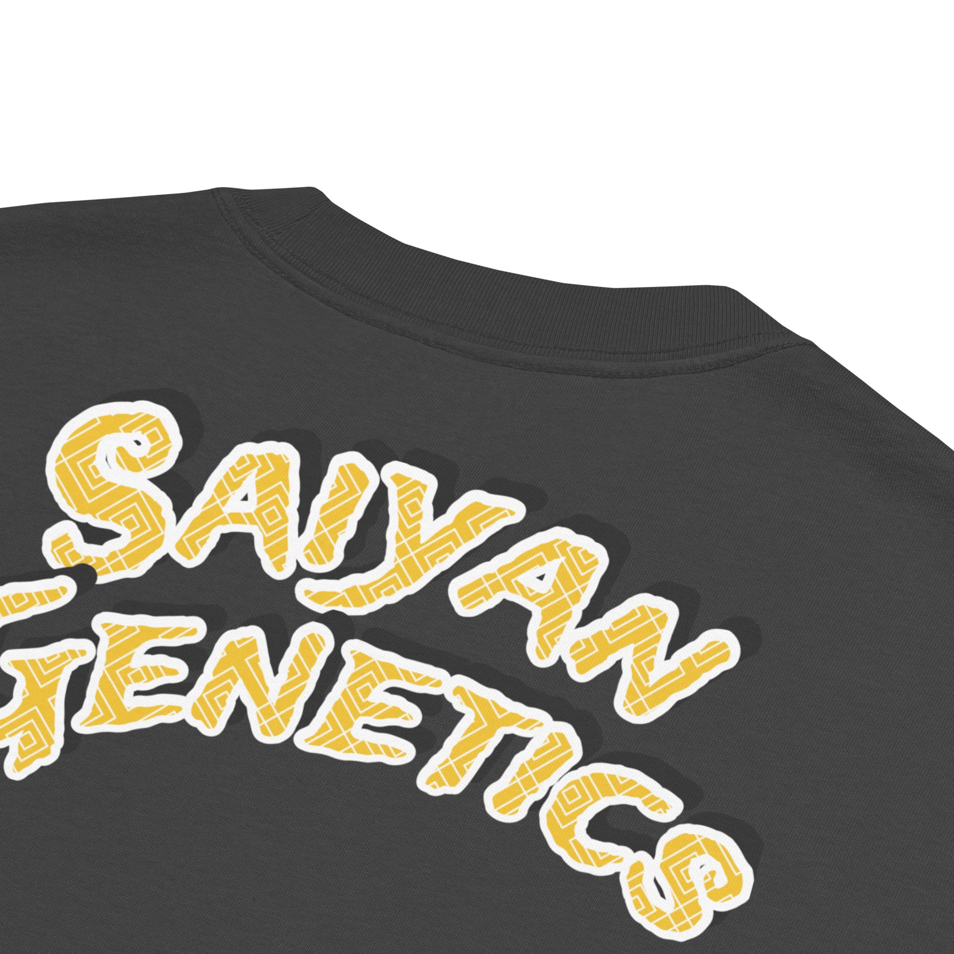 Saiyan Genetics Signature Oversized T-Shirt - Detailansicht Premium Stickerei - Saiyan Genetics